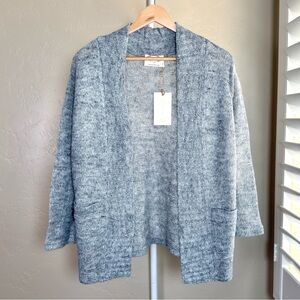[Flaw] Mia Joy Joyfolie Andie Oversized Layering Cardigan Girls Size 7 Gray Cozy